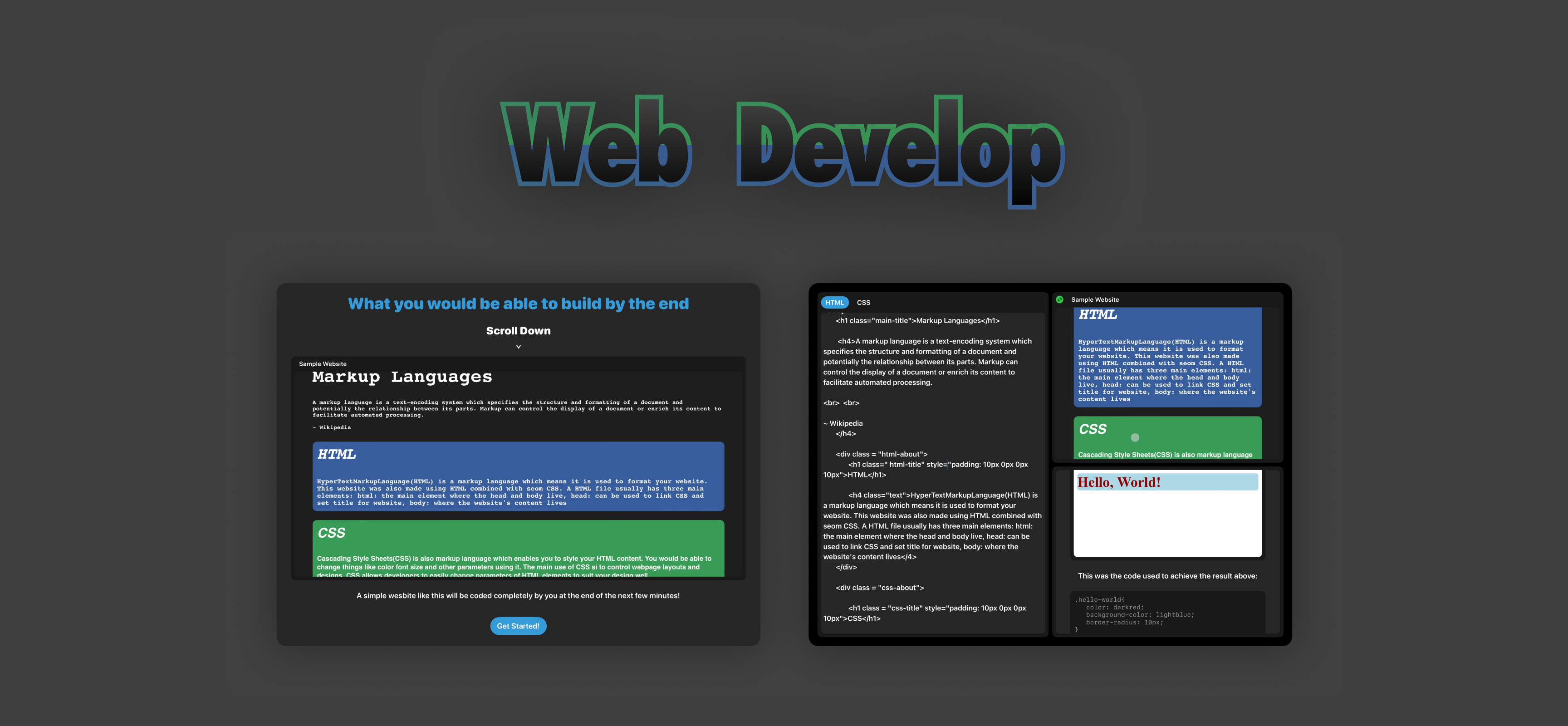 Web Develop-poster